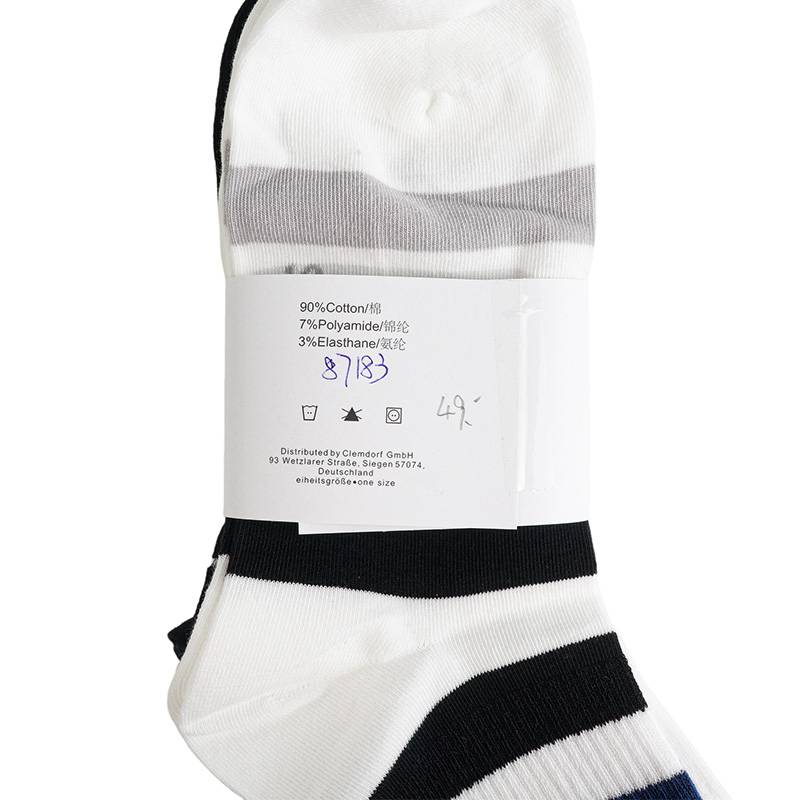 女子中帮休闲运动袜3双装87183