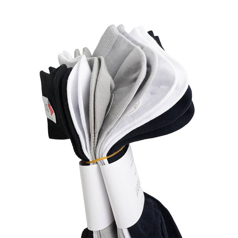 男子低帮休闲袜3双装（下单请备注颜色：白灰蓝、白灰黑）