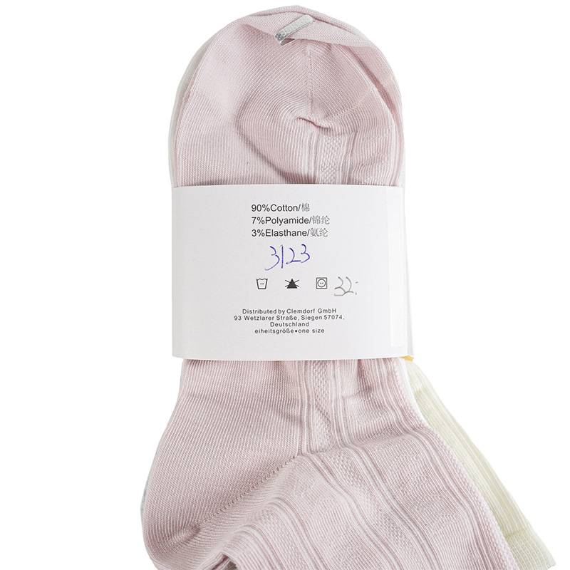 女子高帮休闲运动袜3双装（下单请备注颜色）