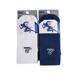 男子长筒网球运动袜1双装（下单请备注颜色：白色、黑色、藏青色、奶白色、绿色）