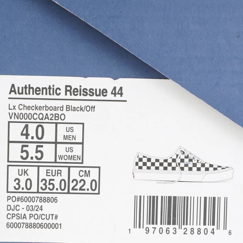 男女鞋AuthenticReissue44CL运动帆布鞋VN000CQA2BO1