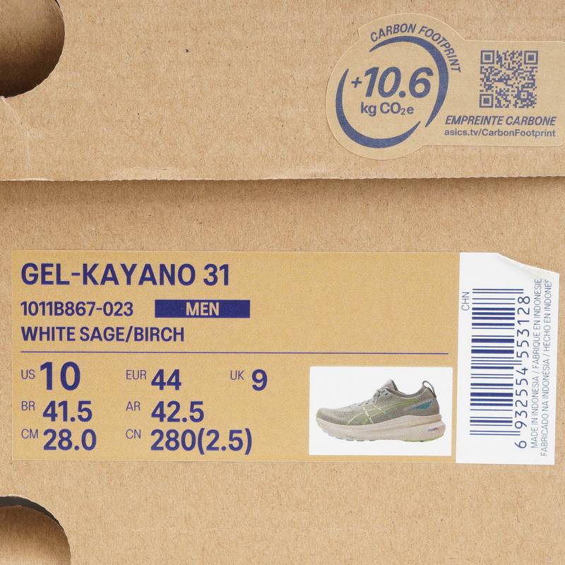 男鞋GEL-KAYANO健身运动跑步鞋1011B867-023