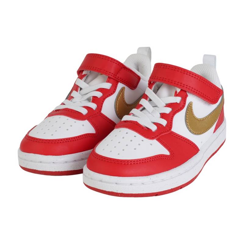 NIKE耐克男女小童鞋新年款马年红色运动鞋魔术贴板鞋DV5457-137