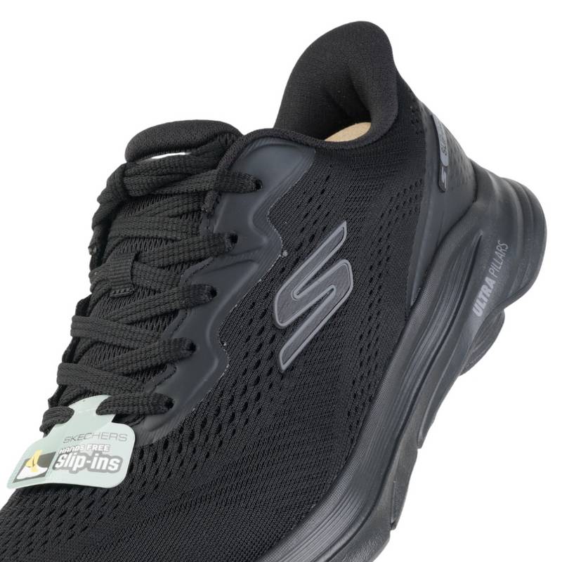 男鞋GO WALK 8黑武士闪穿休闲健步鞋216797-BBK