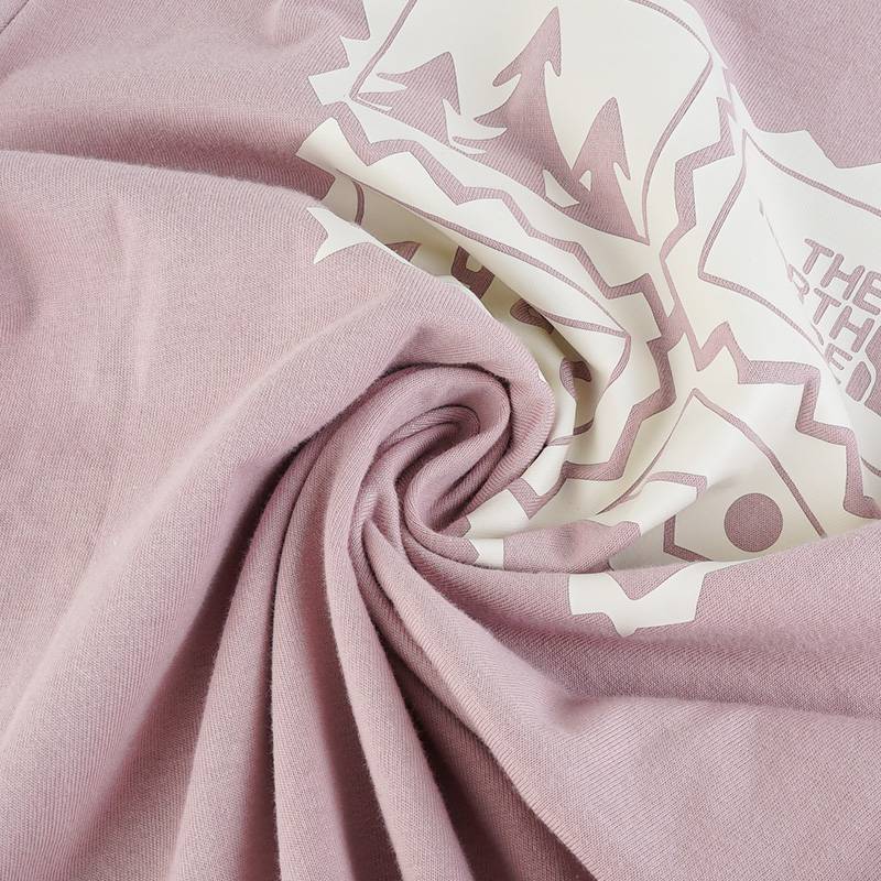 短袖T恤女纯棉印花户外透气