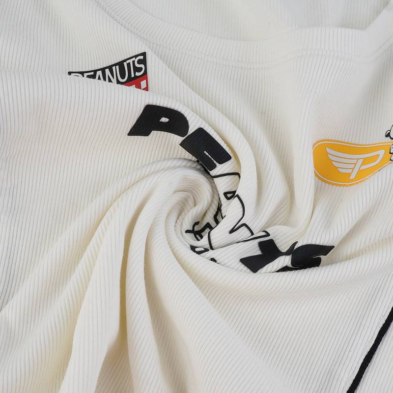 女款刺绣印花长袖T恤1912588-262