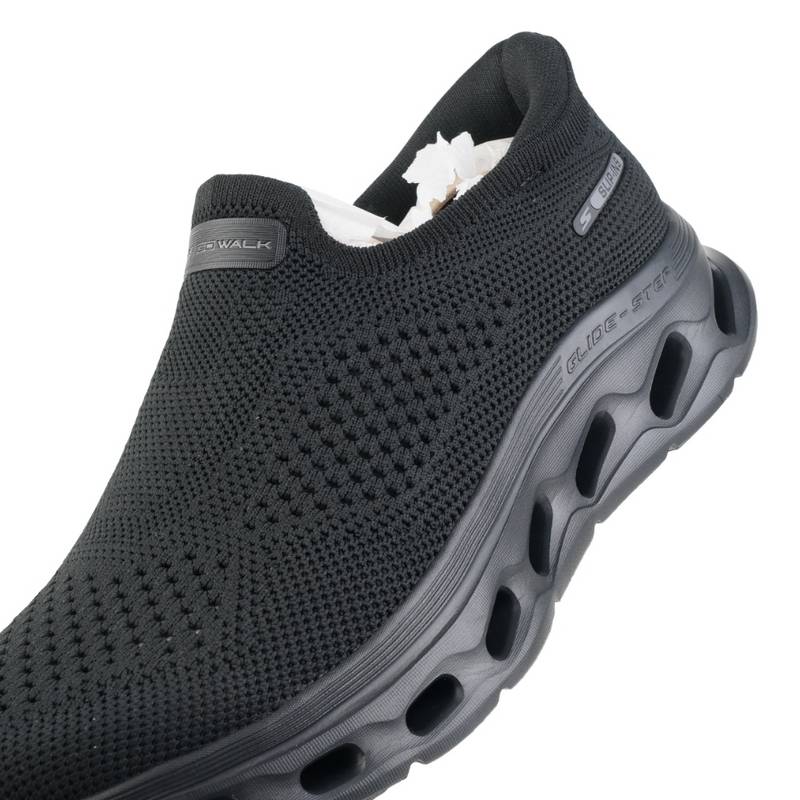 男子一脚蹬闪穿运动休闲鞋透气健步鞋217025-BBK