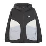 男装夹克运动休闲风衣拼色连帽梭织外套NAF23171-DKG