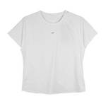 女士圆领运动短袖宽松舒适套头衫P226W012/0019