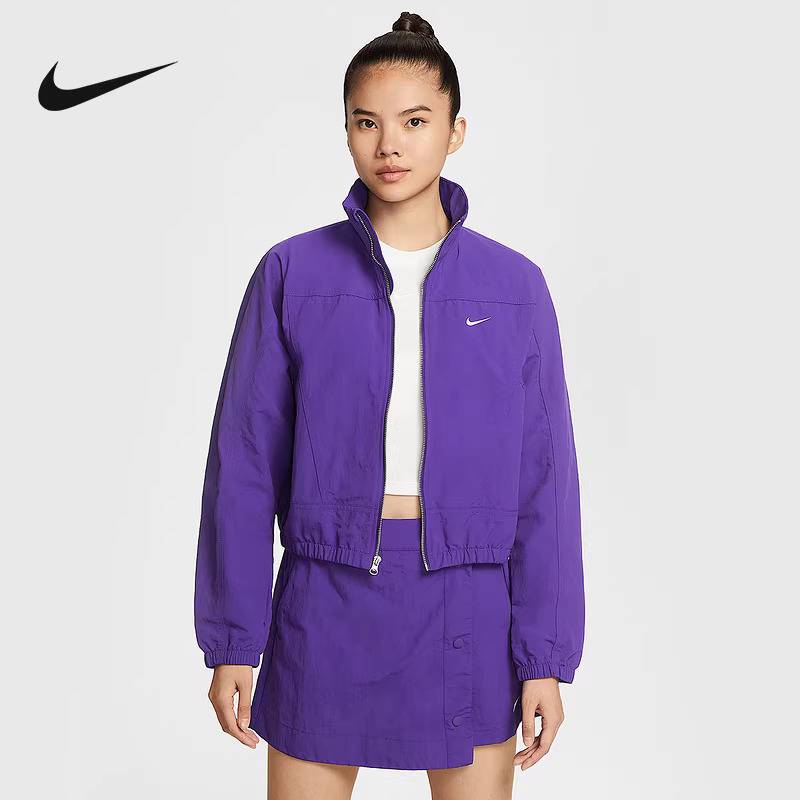 女子梭织夹克运动休闲时尚短款立领外套HJ1000-547