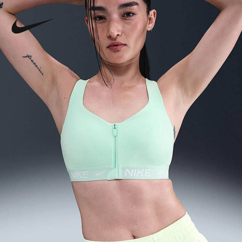 女新款跑步健身训练胸前拉链BRA胸衣