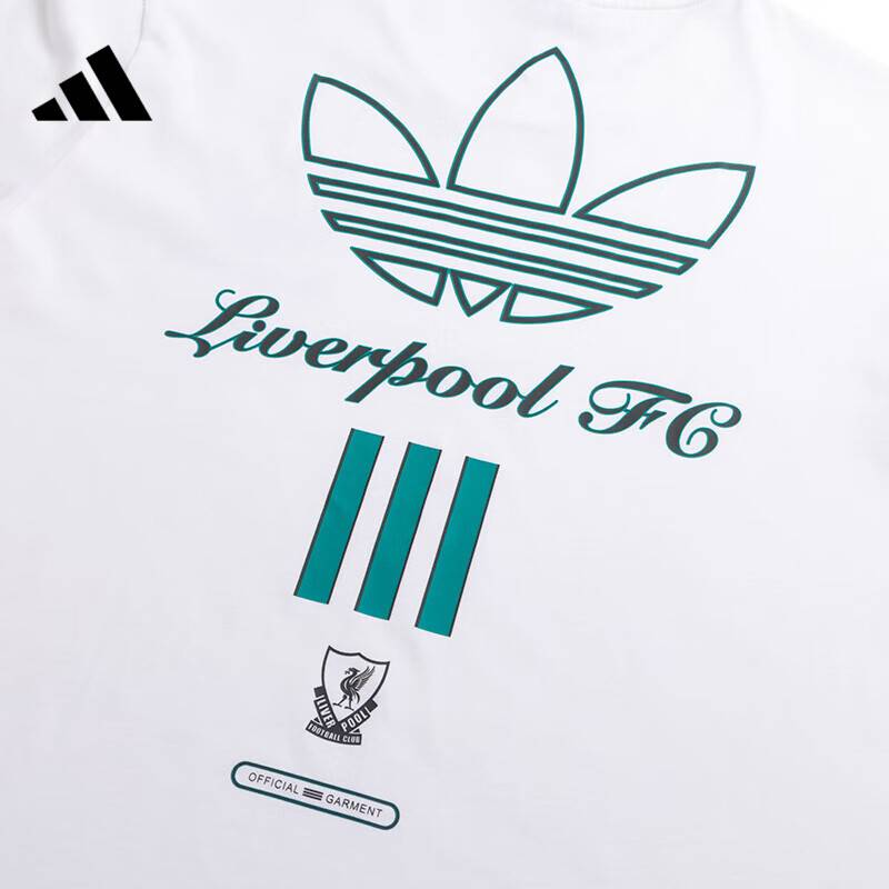 男子利物浦足球运动休闲圆领短袖T恤JZ1593