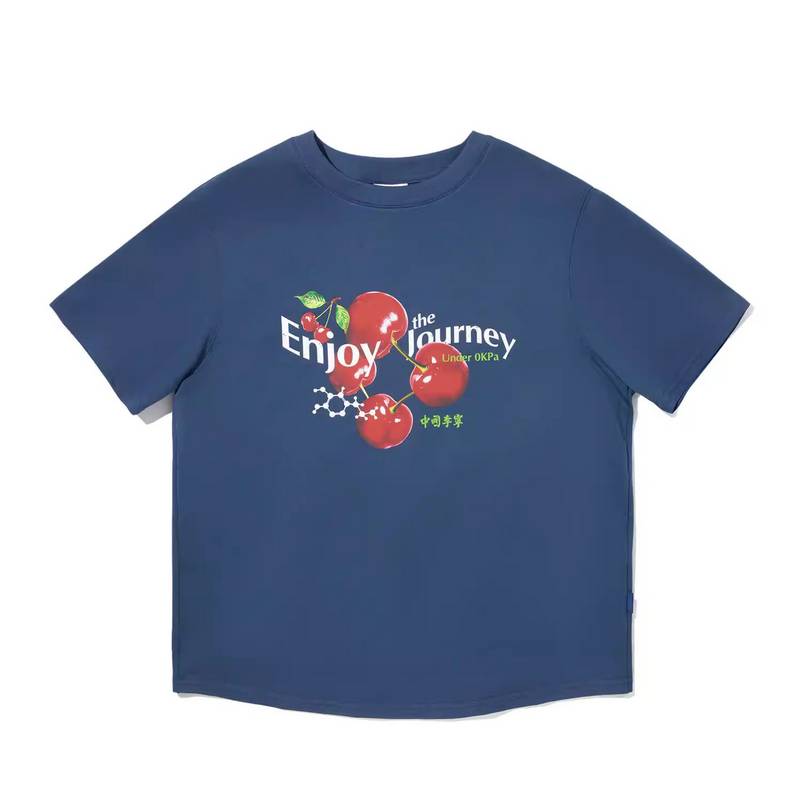 x ANB联名系列女子潮流休闲短款透气短袖文化衫AHSV672-2