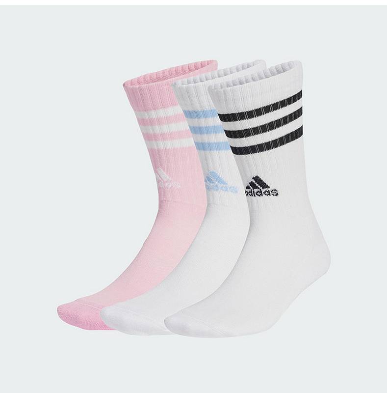 男女时尚经典针织中筒袜三双装JG5853