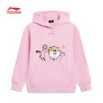 迪士尼联名女童柔软舒适套头连帽上衣