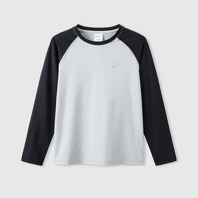 儿童撞色插肩袖吸湿速干高弹舒适运动长袖331261002302-9022
