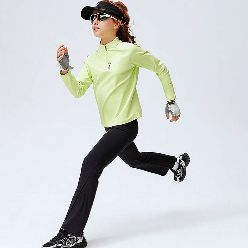 儿童半高领logo长袖速干T恤331261002408-4015