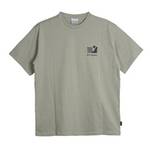 哥伦比亚2025春夏新款Columbia男户外圆领半袖纯棉短袖T恤AE5592348