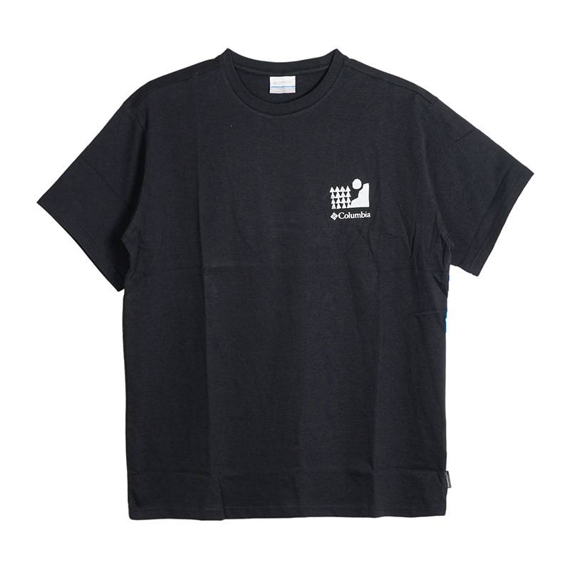 Columbia哥伦比亚T恤男25春夏新品户外罗纹圆领运动短袖T恤AE5592002