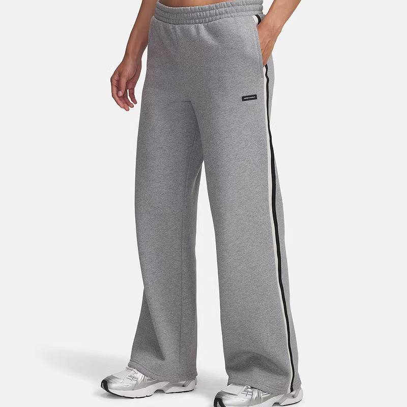 女子针织休闲运动宽松阔腿长裤6004851-011