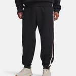 男子宽松休闲运动针织黑色束脚长裤6005696-001