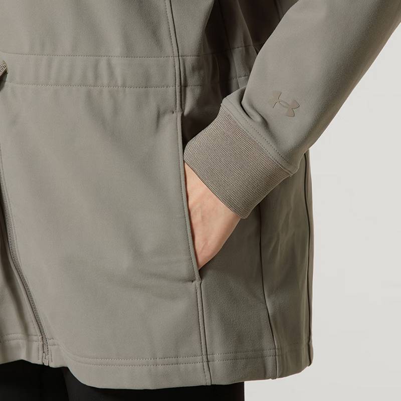 女子健身训练跑步锻炼针织翻领夹克上衣 6010112-200