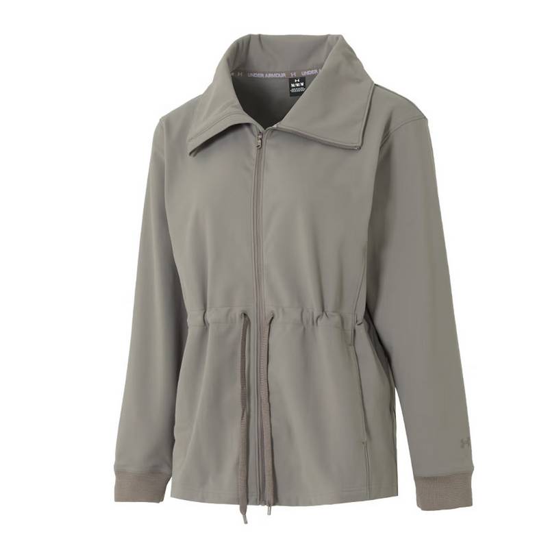 女子健身训练跑步锻炼针织翻领夹克上衣 6010112-200