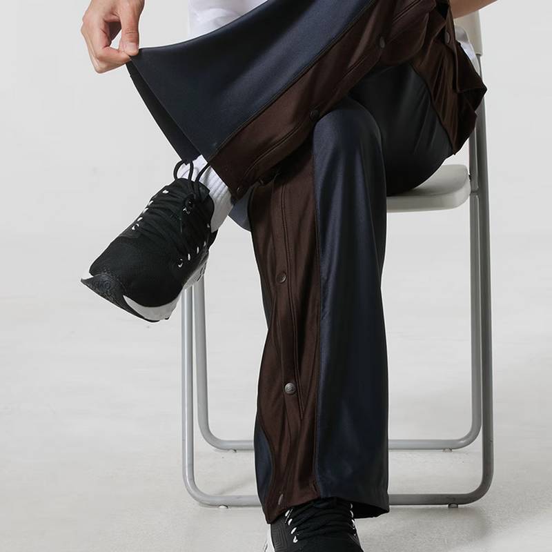 男子健身训练针织长裤宽松舒适透气时尚潮流休闲裤 6012759-016