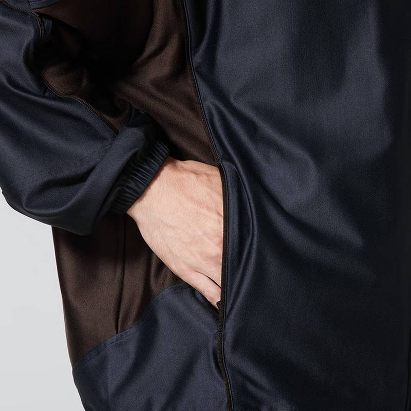 男子跑步训练防风户外休闲针织立领夹克外套 6012758-016