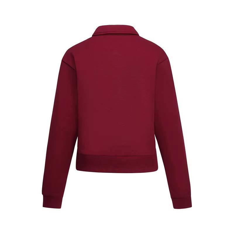 女子POLO衫运动服时尚翻领卫衣休闲透气舒适套头衫 6014320-625