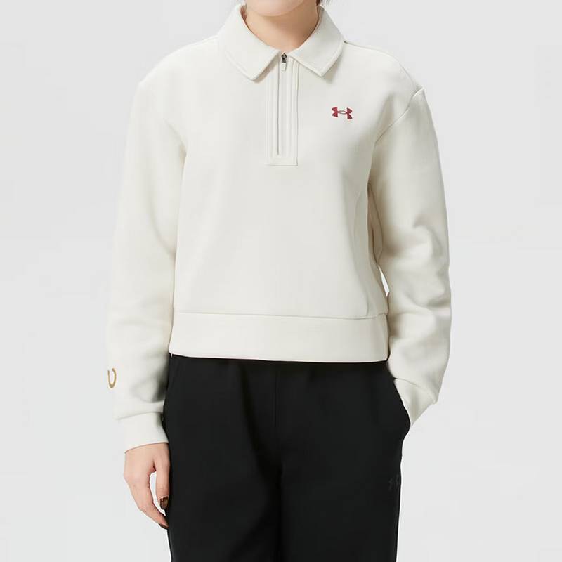 女子POLO衫运动服时尚翻领卫衣休闲透气舒适套头衫 6014320-110