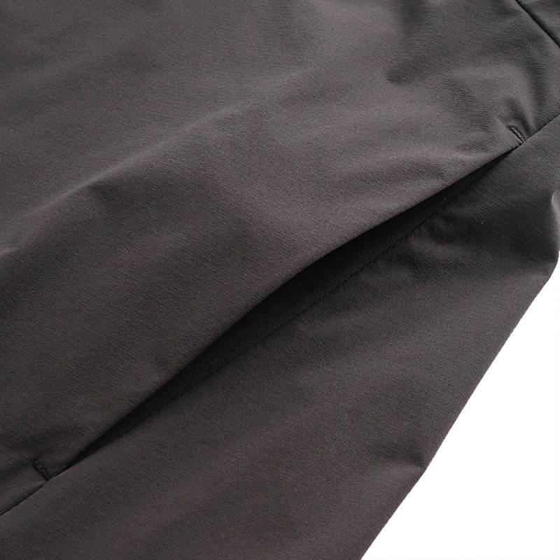 男子运动休闲训练连帽梭织跑步外套NAF23011-DKG