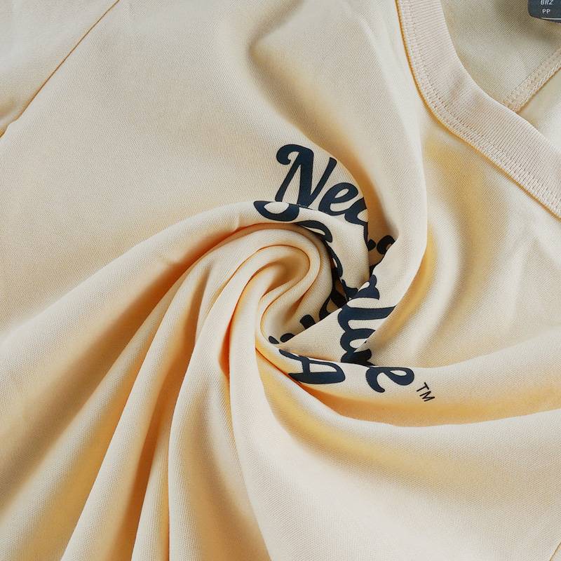 女子正肩修身舒适潮流经典圆领短袖T恤NEF12062-LYL