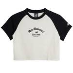 女士短款插肩修身舒适休闲运动短袖T恤NEF22202-BK