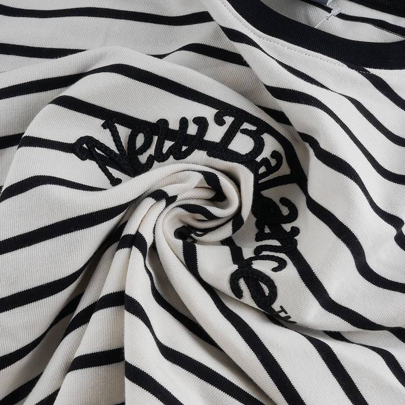 女子字母印花休闲圆领T恤短袖NEF22092-BK