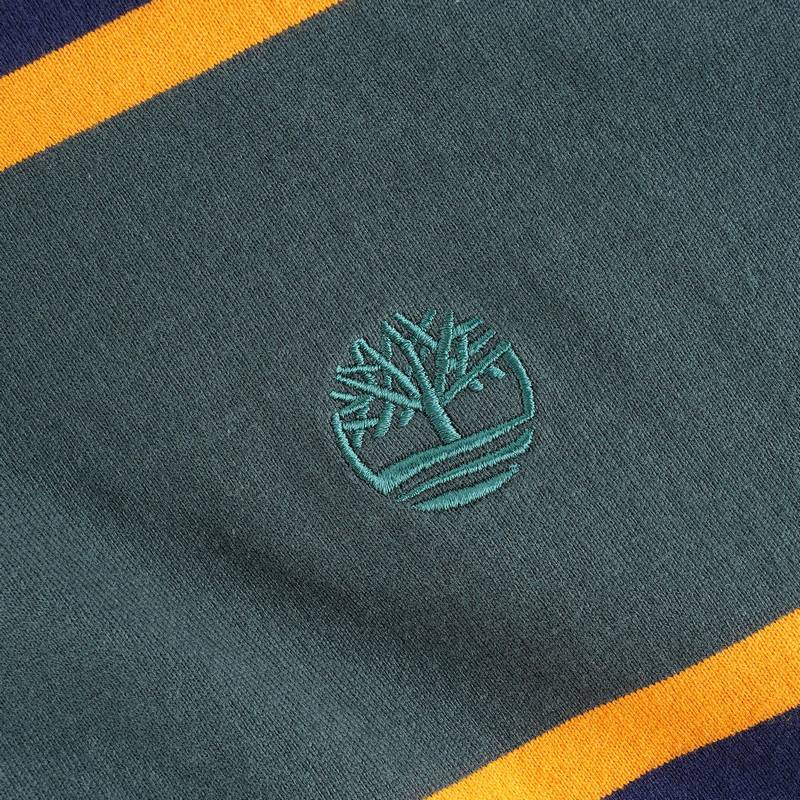 Timberland添柏岚官方男款橄榄球长袖POLO衫新款宽松透气|A2Q4TA5S