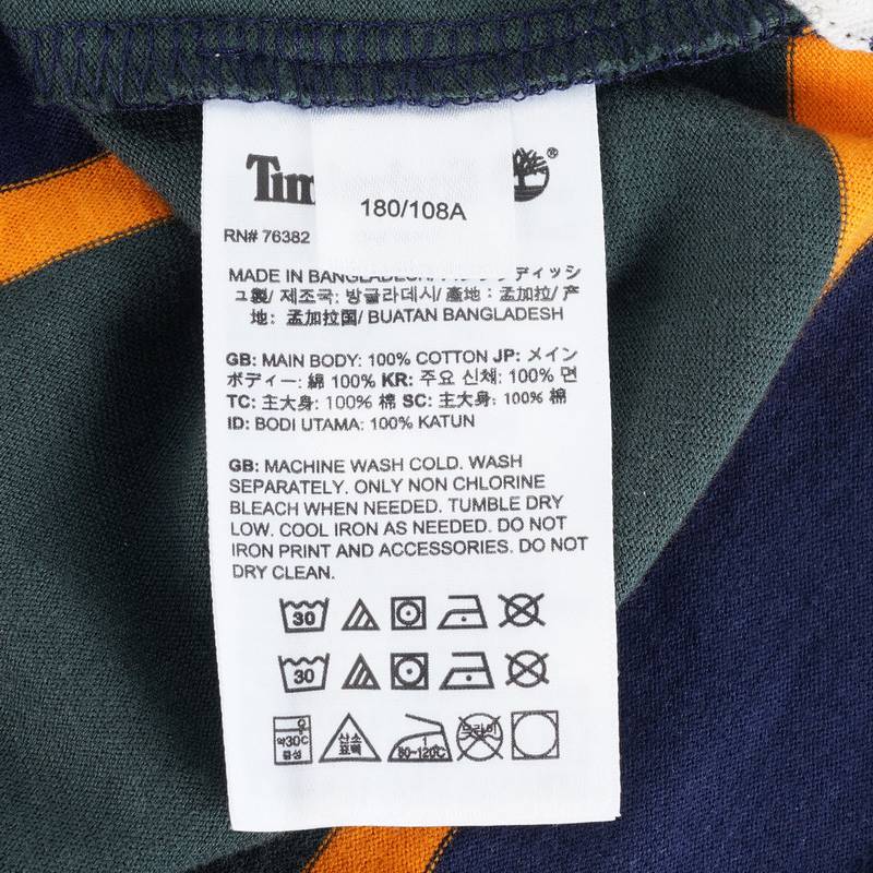 Timberland添柏岚官方男款橄榄球长袖POLO衫新款宽松透气|A2Q4TA5S