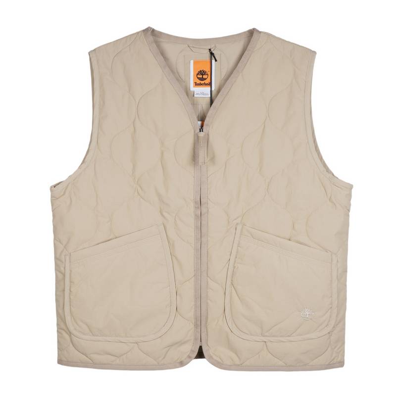 Timberland添柏岚官方男款夹棉背心马甲新款户外保暖防泼水|A5SHYY94