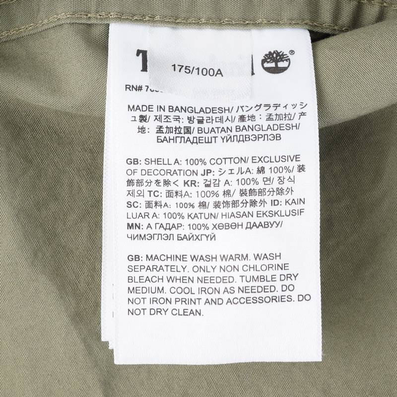 Timberland添柏岚官方男装工装衬衫式外套新款户外休闲宽松|A5SKU590