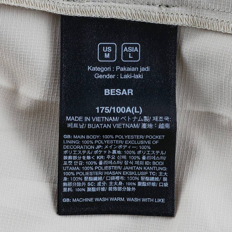 男子户外品牌Logo印花拼色时尚单排扣休闲舒适速干长袖衬衫NF0A83TJPV61