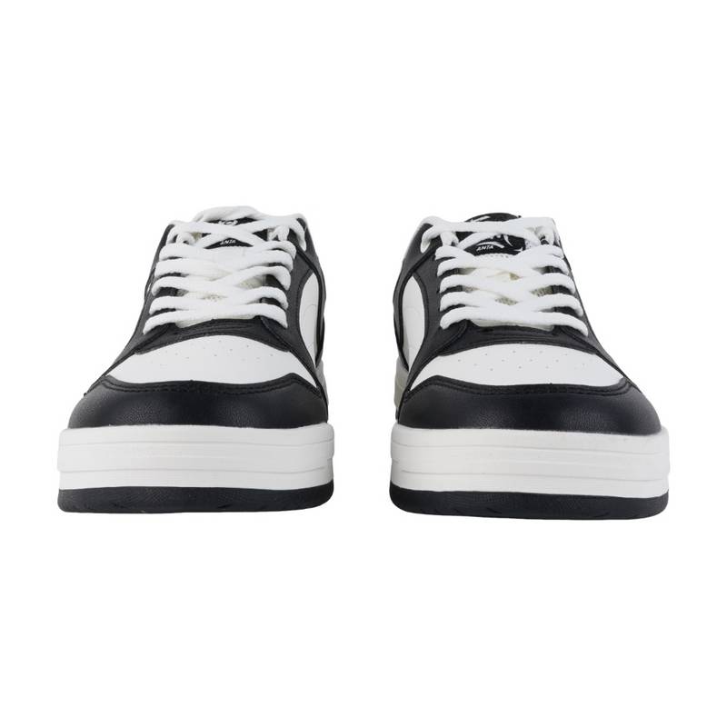 安踏2026春季新款板鞋女士系带增高耐磨百搭休闲运动鞋122618011-5