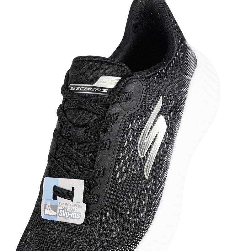 女士轻薄透气舒适基础运动跑步鞋129735-BKW