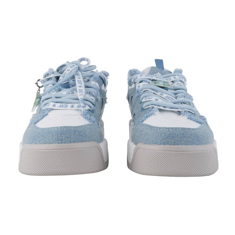 安踏小海星丨板鞋女2026春季新款运动鞋复古增高休闲鞋 122618036-1