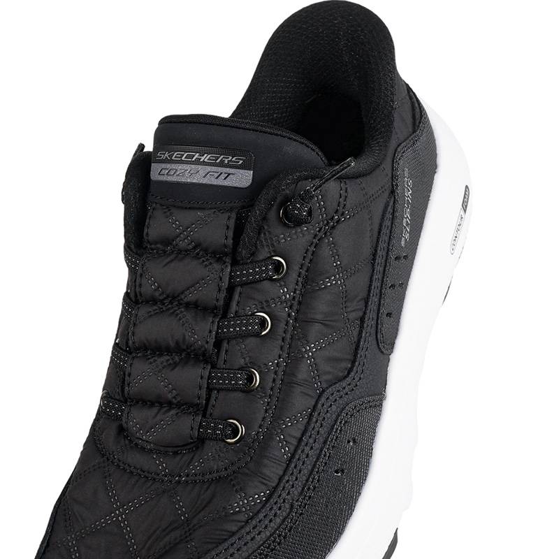 女士户外闪穿鞋一脚蹬轻质缓震运动休闲鞋180277-BKW