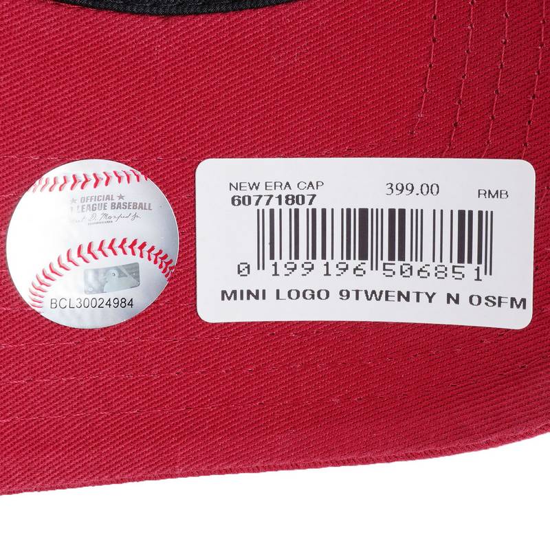 拼色棒球帽小logo弯檐软顶帽子60771807