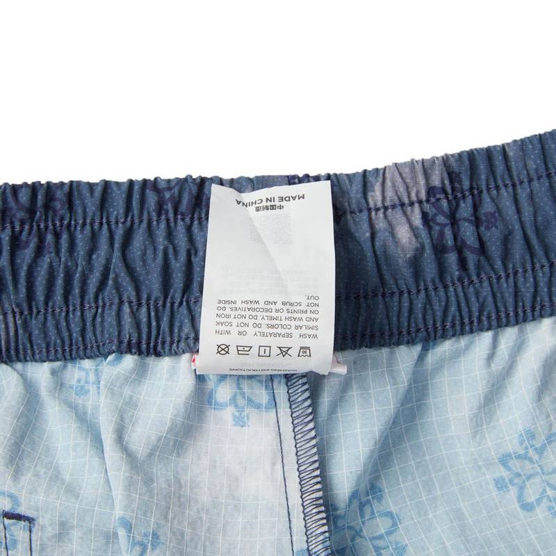 男子时尚潮流印花宽松透气休闲梭织短裤AKSV575-2