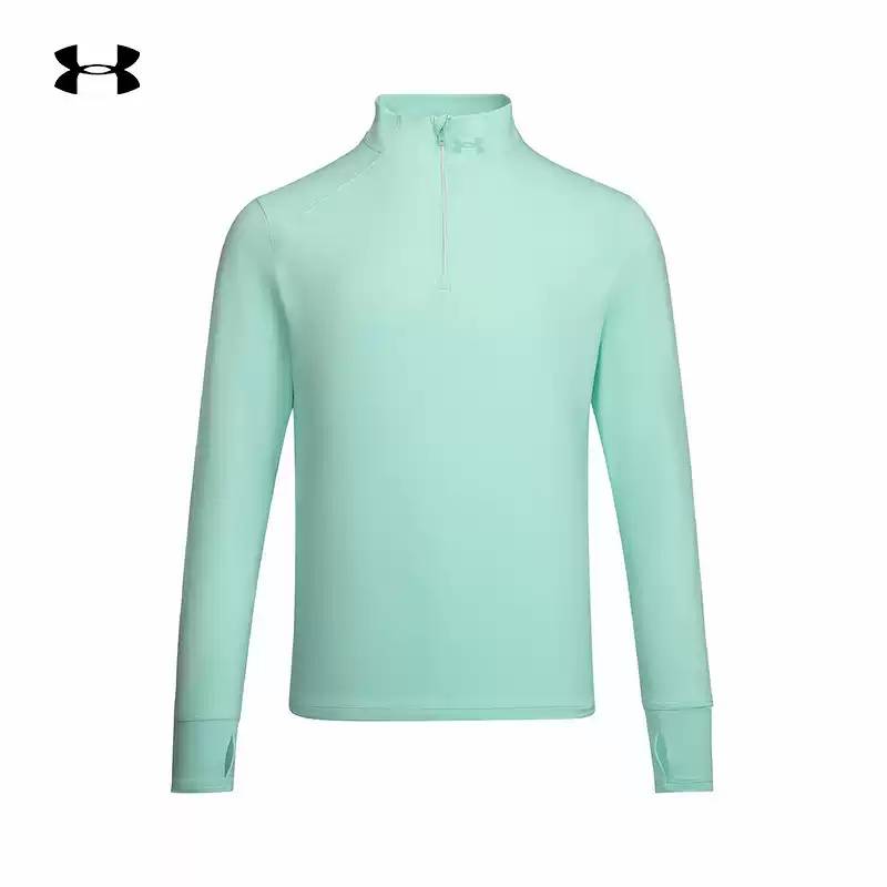 男子Qualifier跑步运动长袖半拉链休闲t