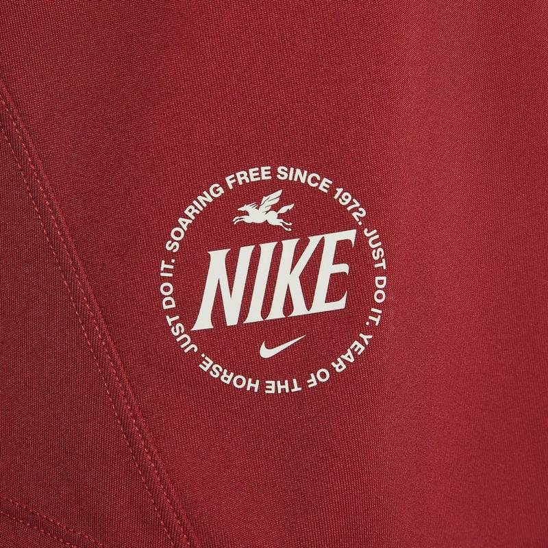 马年限定新年红速干半拉链跑步卫衣长袖IQ3831613