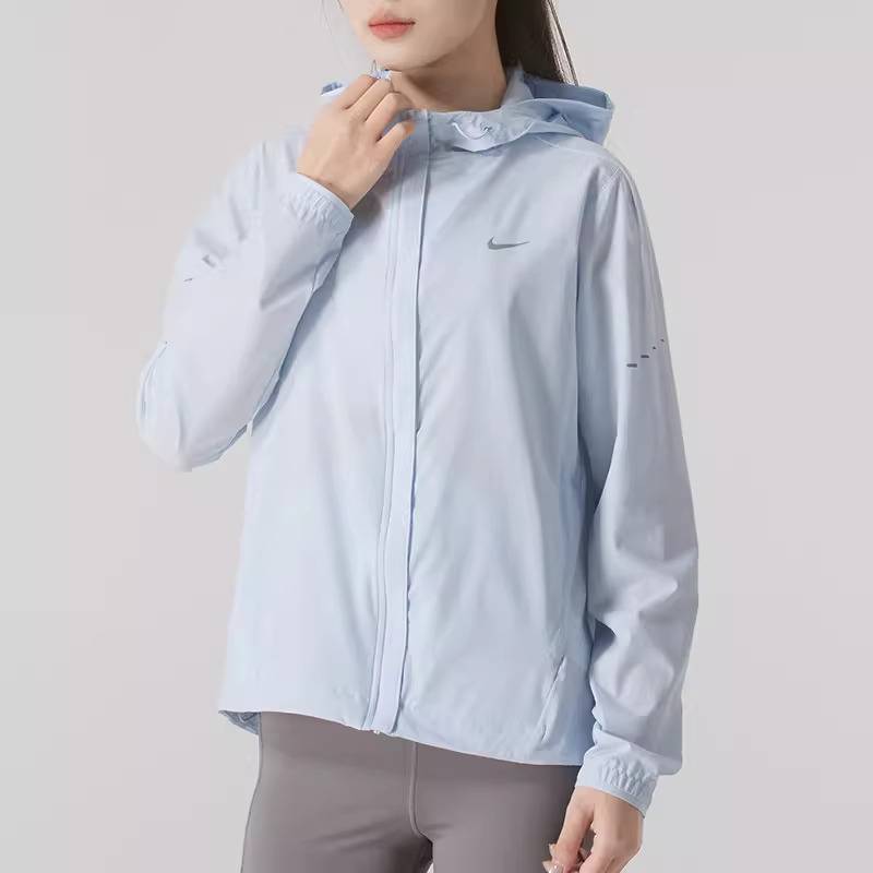 女子健身服户外跑步训练服连帽夹克外套HQ0651-423