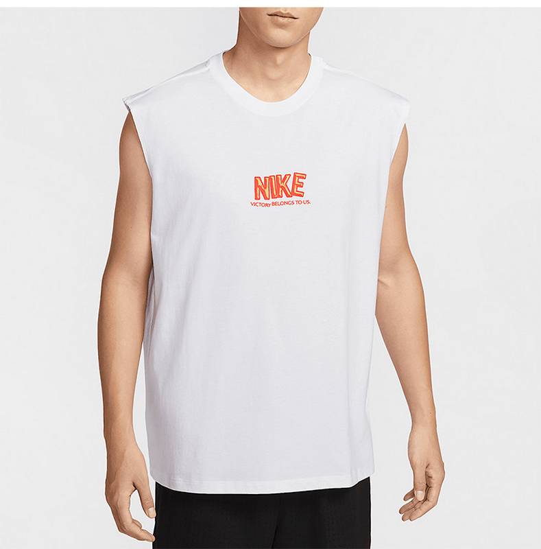 男士训练无袖宽松背心HJ3691-100